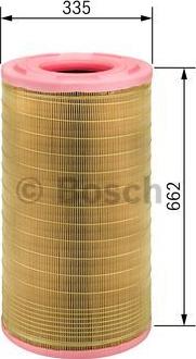 BOSCH F 026 400 372 - Повітряний фільтр autozip.com.ua