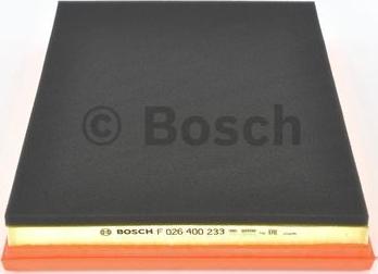 BOSCH F 026 400 233 - Повітряний фільтр autozip.com.ua