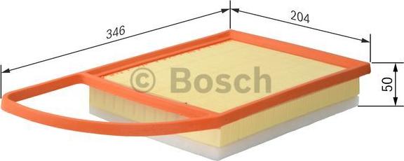 BOSCH F 026 400 220 - Фильтр воздушный PSA 1.4. 1.6 HDI 10- пр-во BOSCH autozip.com.ua