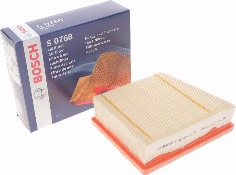 BOSCH F 026 400 768 - Повітряний фільтр autozip.com.ua