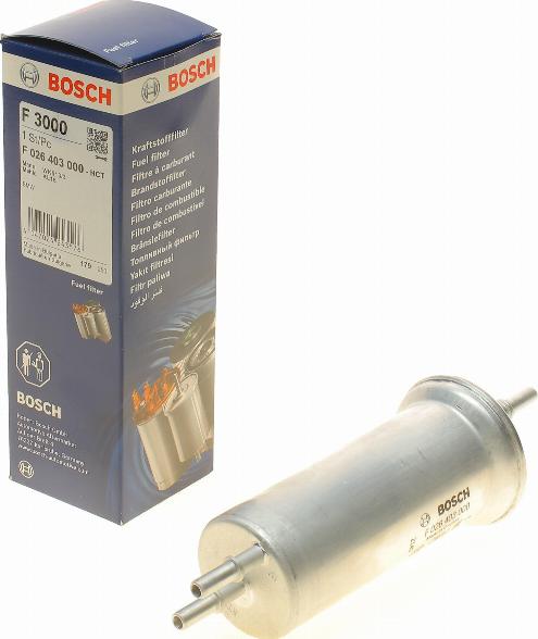 BOSCH F 026 403 000 - Паливний фільтр autozip.com.ua