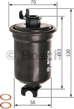BOSCH F 026 403 019 - Паливний фільтр autozip.com.ua