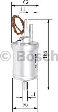 BOSCH F 026 403 013 - Фільтр паливний SEAT ALTEA 1.6 LPG 09-. VW GOLF VI 1.6 Bifuel вир-во BOSCH autozip.com.ua