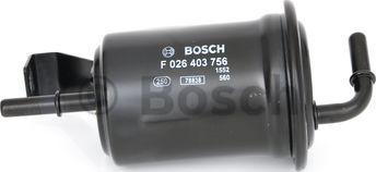 BOSCH F 026 403 756 - Паливний фільтр autozip.com.ua