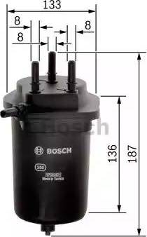 BOSCH F 026 402 098 - Паливний фільтр autozip.com.ua