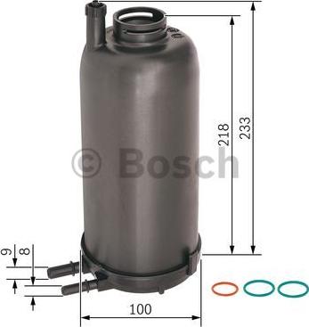 BOSCH F 026 402 045 - Паливний фільтр autozip.com.ua