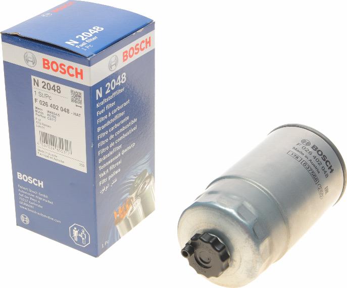 BOSCH F 026 402 048 - Паливний фільтр autozip.com.ua