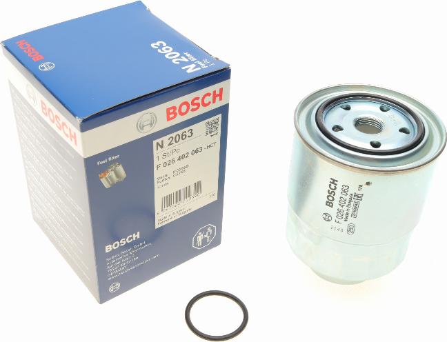 BOSCH F 026 402 063 - Паливний фільтр autozip.com.ua