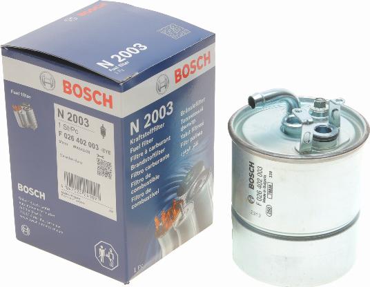 BOSCH F 026 402 003 - Паливний фільтр autozip.com.ua