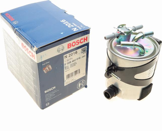 BOSCH F 026 402 016 - Паливний фільтр autozip.com.ua