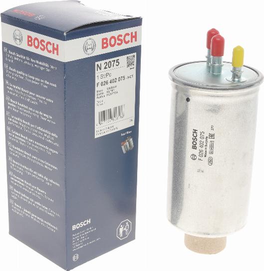 BOSCH F 026 402 075 - Паливний фільтр autozip.com.ua