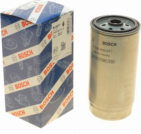 BOSCH F 026 402 071 - Паливний фільтр autozip.com.ua