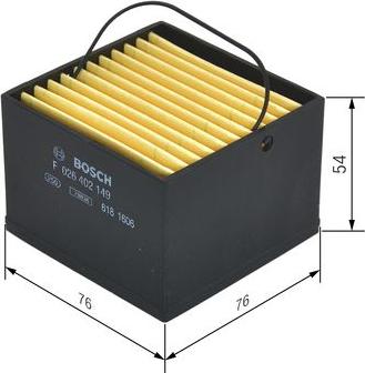 BOSCH F 026 402 149 - Паливний фільтр autozip.com.ua