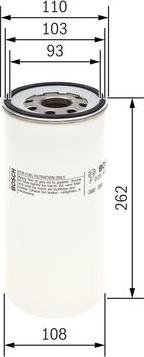 BOSCH F 026 402 141 - Паливний фільтр autozip.com.ua