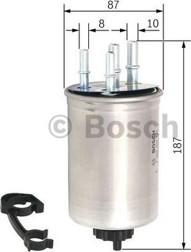 BOSCH F 026 402 113 - Паливний фільтр autozip.com.ua