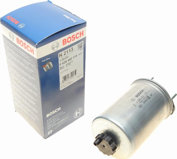 BOSCH F 026 402 113 - Паливний фільтр autozip.com.ua