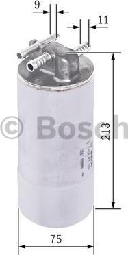 BOSCH F 026 402 845 - Фильтр топливный AUDI A6 2.7-3.0 TDI 04-11пр-во BOSCH autozip.com.ua