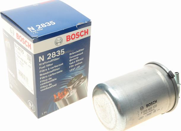 BOSCH F 026 402 835 - Паливний фільтр autozip.com.ua