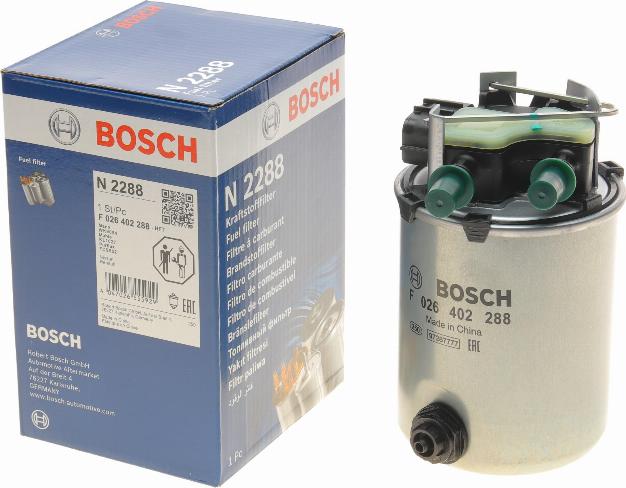 BOSCH F 026 402 288 - Паливний фільтр autozip.com.ua