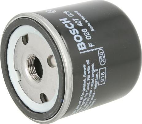 BOSCH F 026 407 005 - Масляний фільтр autozip.com.ua