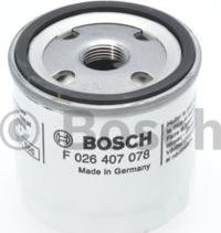 BOSCH F 026 407 078 - Фільтр масляний двигуна FORD. MAZDA. VOLVO вир-во Bosch autozip.com.ua