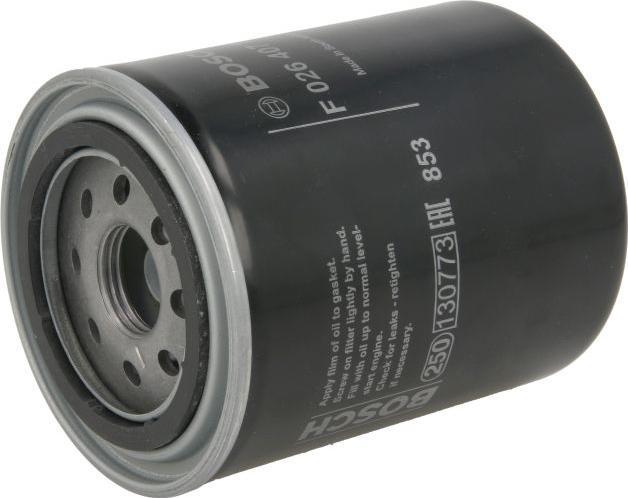 BOSCH F 026 407 198 - Масляний фільтр autozip.com.ua