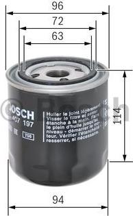 BOSCH F 026 407 197 - Гідрофільтри, автоматична коробка передач autozip.com.ua