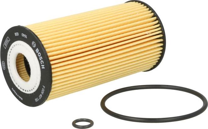 BOSCH F 026 407 156 - Масляний фільтр autozip.com.ua