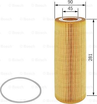 BOSCH F 026 407 100 - Масляний фільтр autozip.com.ua