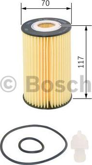 BOSCH F 026 407 107 - Масляний фільтр autozip.com.ua