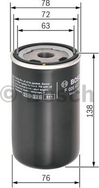 BOSCH F 026 407 114 - Гідрофільтри, автоматична коробка передач autozip.com.ua