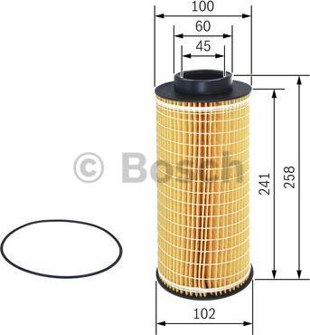 BOSCH F 026 407 120 - Масляний фільтр autozip.com.ua