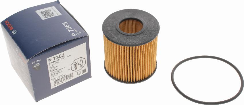 BOSCH F026407363 - Масляний фільтр autozip.com.ua