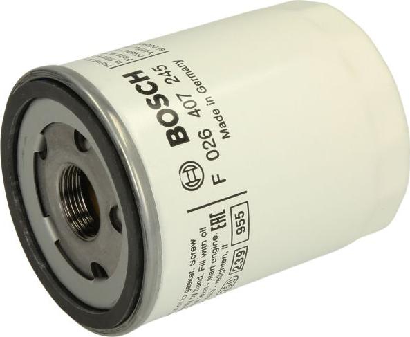 BOSCH F 026 407 245 - Масляний фільтр autozip.com.ua
