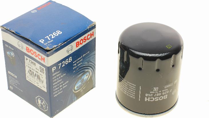 BOSCH F 026 407 268 - Масляний фільтр autozip.com.ua