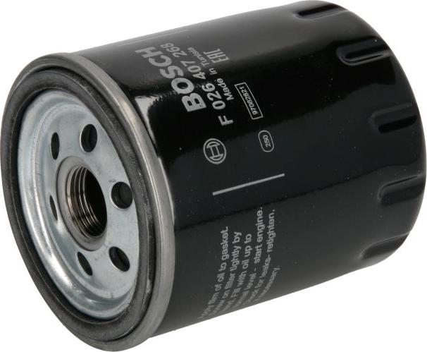 BOSCH F 026 407 268 - Масляний фільтр autozip.com.ua