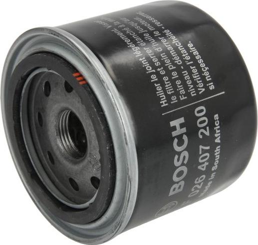 BOSCH F 026 407 200 - Масляний фільтр autozip.com.ua