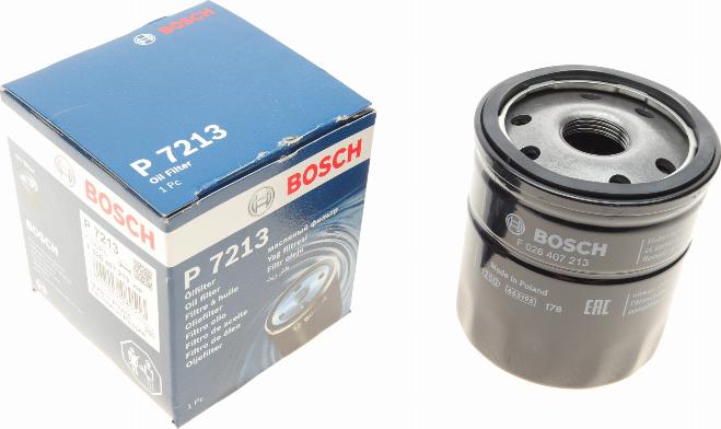 BOSCH F 026 407 213 - Масляний фільтр autozip.com.ua