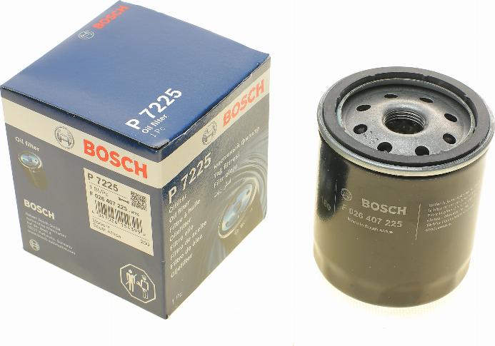 BOSCH F 026 407 225 - Масляний фільтр autozip.com.ua