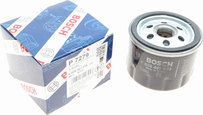 BOSCH F 026 407 279 - Масляний фільтр autozip.com.ua