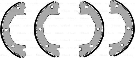 BOSCH F 026 008 001 - Комплект гальм, ручник, парковка autozip.com.ua
