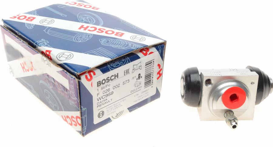 BOSCH F 026 002 573 - Колісний гальмівний циліндр autozip.com.ua