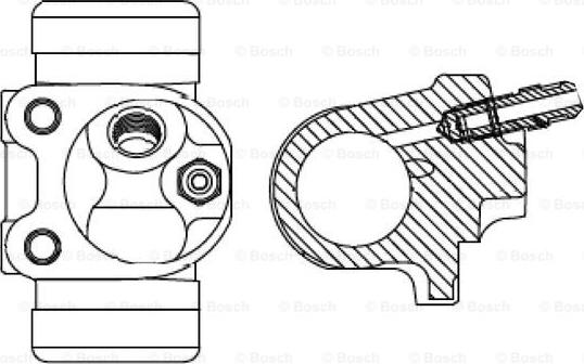 BOSCH F 026 002 072 - Колісний гальмівний циліндр autozip.com.ua