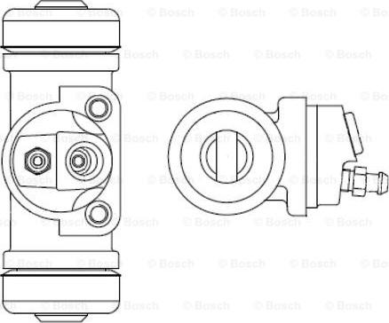 BOSCH F 026 002 392 - Колісний гальмівний циліндр autozip.com.ua