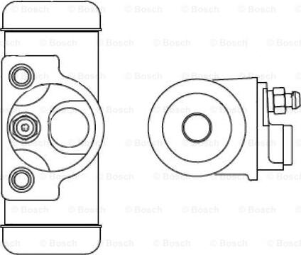 BOSCH F 026 002 344 - Колісний гальмівний циліндр autozip.com.ua