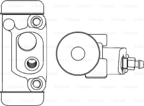 BOSCH F 026 002 350 - Колісний гальмівний циліндр autozip.com.ua