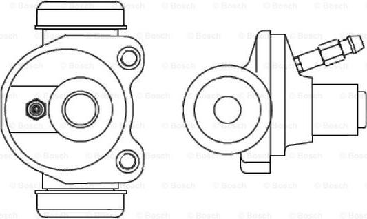 BOSCH F 026 002 365 - Колісний гальмівний циліндр autozip.com.ua