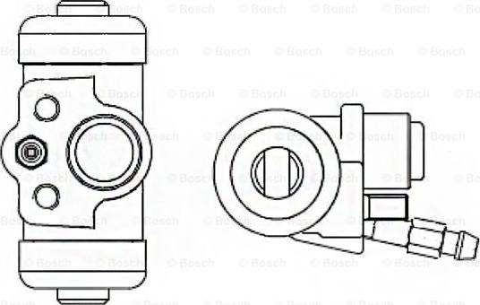 BOSCH F 026 002 360 - Колісний гальмівний циліндр autozip.com.ua