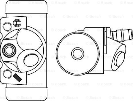 BOSCH F 026 002 378 - Колісний гальмівний циліндр autozip.com.ua