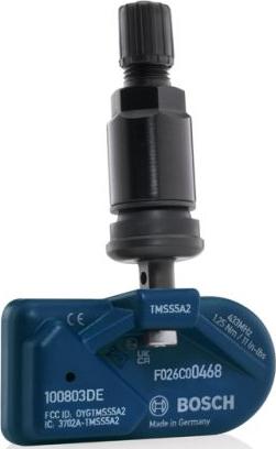 BOSCH F 026 C00 468 - Датчик частоти обертання колеса, контроль тиску в шинах autozip.com.ua